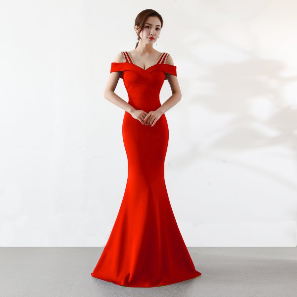 画像5: 大きなサイズ　XXLサイズ　ロングドレス キャバドレス キャバワンピ　エレガントな肩魅せラインストーンデザイン 　ストレッチロングドレスMARVELOUS　QUEEN (5)