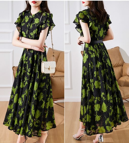 画像2: 派手柄デザイン　シャツワンピース【MARVELOUS　QUEEN】 (2)