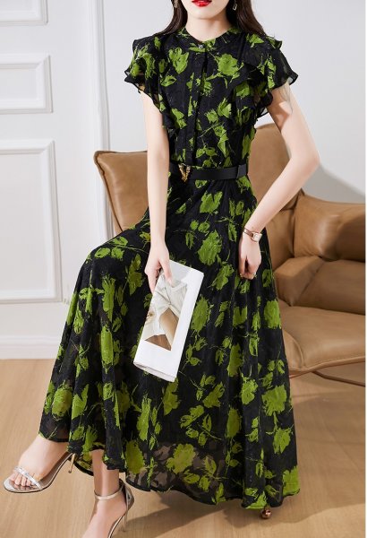 画像5: 派手柄デザイン　シャツワンピース【MARVELOUS　QUEEN】 (5)