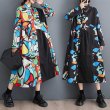 画像1: 個性派スタイル 　オシャレな派手柄　長袖ワンピース【MARVELOUS　QUEEN】 (1)