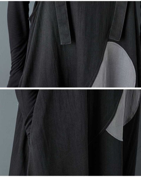 画像5: 個性派スタイル 　オシャレな個性派デザイン　サロペットワンピース　オールインワン【MARVELOUS　QUEEN】 (5)