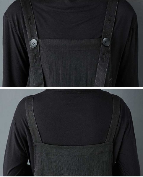 画像6: 個性派スタイル 　オシャレな個性派デザイン　サロペットワンピース　オールインワン【MARVELOUS　QUEEN】 (6)