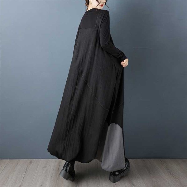 画像3: 個性派スタイル 　オシャレな個性派デザイン　サロペットワンピース　オールインワン【MARVELOUS　QUEEN】 (3)