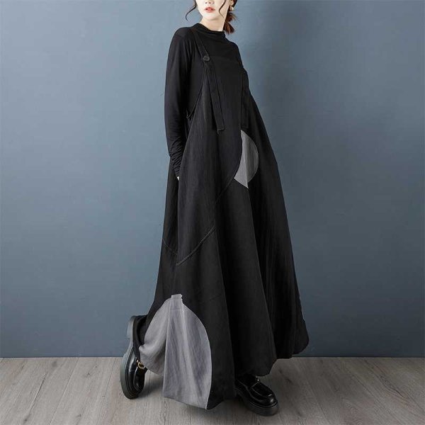 画像7: 個性派スタイル 　オシャレな個性派デザイン　サロペットワンピース　オールインワン【MARVELOUS　QUEEN】 (7)