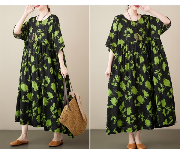 画像5: 個性派スタイル 　オシャレな派手柄デザイン　ワンピース【MARVELOUS　QUEEN】 (5)