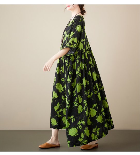 画像3: 個性派スタイル 　オシャレな派手柄デザイン　ワンピース【MARVELOUS　QUEEN】 (3)