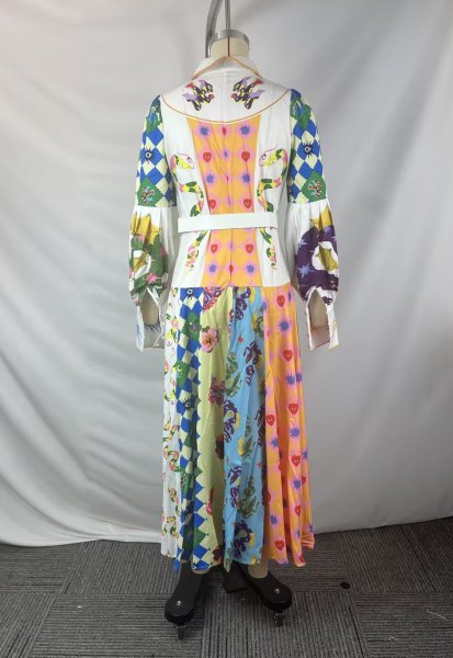 画像2: 派手柄デザイン　シャツワンピース【MARVELOUS　QUEEN】 (2)