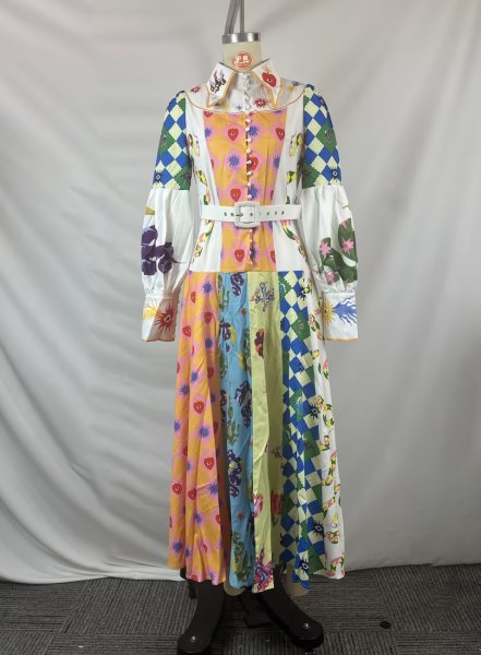 画像3: 派手柄デザイン　シャツワンピース【MARVELOUS　QUEEN】 (3)