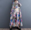 画像2: 個性派スタイル 　オシャレな派手柄　シャツワンピース【MARVELOUS　QUEEN】 (2)