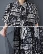 画像3: 個性派スタイル 　オシャレな派手柄　シャツワンピース【MARVELOUS　QUEEN】 (3)