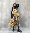 画像13: 個性派スタイル 　オシャレな派手柄デザイン　サロペットワンピース【MARVELOUS　QUEEN】 (13)