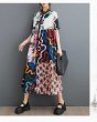 画像3: 個性派スタイル 　オシャレなカラフル柄デザイン　半袖ワンピース【MARVELOUS　QUEEN】 (3)