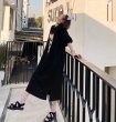 画像7: 個性派スタイル 　オシャレな胸元デザイン　半袖シャツワンピース【MARVELOUS　QUEEN】 (7)